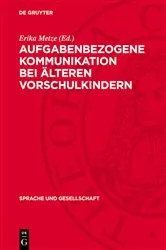 Book cover of Aufgabenbezogene Kommunikation bei älteren Vorschulkindern by Unknown