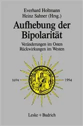 Book cover of Aufhebung der Bipolarität — by Everhard Holtmann