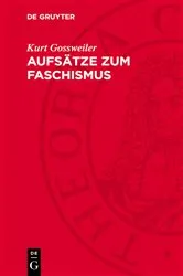 Book cover of Aufsätze zum Faschismus (2nd ed.) by Kurt Gossweiler