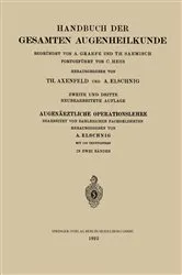Book cover of Augenärztliche Operationslehre by Theodor Axenfeld