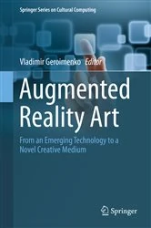 Book cover of Augmented Reality Art by Vladimir Geroimenko