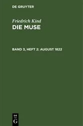 Book cover of August 1822 by Friedrich Kind