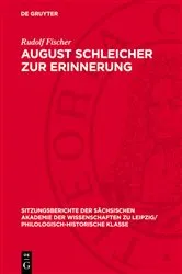 Book cover of August Schleicher zur Erinnerung by Unknown