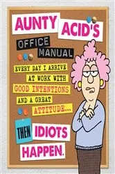 Book cover of Aunty Acid's Office Manual by Unknown
