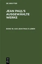Book cover of Aus Jean Paul’s Leben (2nd ed.) by Jean Paul