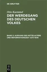 Book cover of Ausgang des Mittelalters und Reformationszeit 1273–1648 by Arnold Reimann