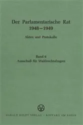 Book cover of Ausschuß für Wahlrechtsfragen by Harald Rosenbach