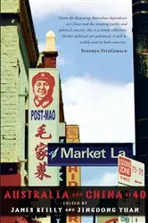 Book cover of Australia and China at 40 by James Reilly