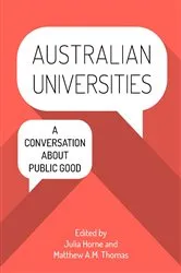 Book cover of Australian Universities by Julia Horne