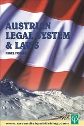 Book cover of Austrian Legal System and Laws by Nigel Foster