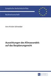 Book cover of Auswirkungen des Klimawandels auf das Bauplanungsrecht by Unknown
