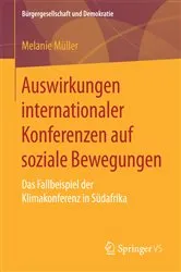 Book cover of Auswirkungen internationaler Konferenzen auf soziale Bewegungen by Melanie Müller