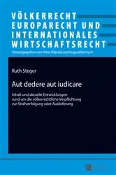 Book cover of Aut dedere aut iudicare by Peter Hilpold