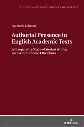Book cover of Authorial Presence in English Academic Texts by Łucja Biel