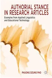 Book cover of Authorial Stance in Research Articles by P. Pho