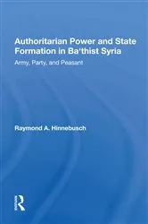 Book cover of Authoritarian Power And State Formation In Ba`thist Syria by Unknown