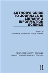 Book cover of Author's Guide to Journals in Library & Information Science by Unknown