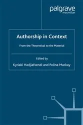 Book cover of Authorship in Context by K. Hadjiafxendi