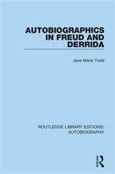 Book cover of Autobiographics in Freud and Derrida by Jane Marie Todd