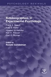 Book cover of Autobiographies in Experimental Psychology by Ronald Gandelman