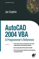 Book cover of AutoCAD 2004 VBA by Joe Sutphin
