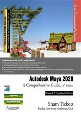 Book cover of Autodesk Maya 2020 by Prof. Sham Tickoo