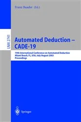 Book cover of Automated Deduction - CADE-19 by Franz Baader