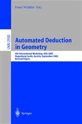 Book cover of Automated Deduction in Geometry by Pascal Schreck