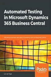 Book cover of Automated Testing in Microsoft Dynamics 365 Business Central by Luc van Vugt
