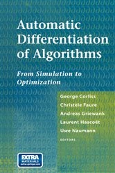 Book cover of Automatic Differentiation of Algorithms by George Corliss