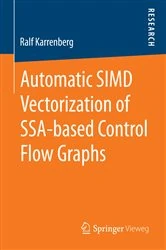 Book cover of Automatic SIMD Vectorization of SSA-based Control Flow Graphs by Ralf Karrenberg