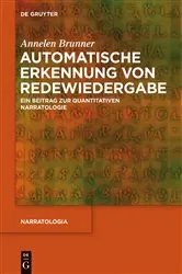 Book cover of Automatische Erkennung von Redewiedergabe by Annelen Brunner