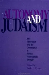Book cover of Autonomy and Judaism by Daniel H. Frank