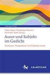 Book cover of Autor und Subjekt im Gedicht by Peter Geist