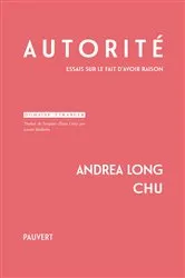 Book cover of Autorité by Andrea Long Chu