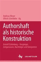 Book cover of Autorschaft als historische Konstruktion by Andreas Meyer