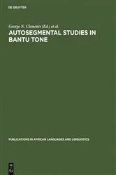 Book cover of Autosegmental Studies in Bantu Tone by Unknown