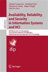 Book cover of Availability, Reliability, and Security in Information Systems and HCI by Alfredo Cuzzocrea