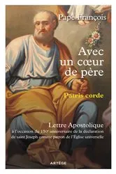 Book cover of Avec un coeur de père - Patris Corde by Pape François