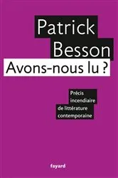 Book cover of Avons-nous lu ? by Patrick Besson