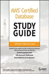Book cover of AWS Certified Database Study Guide by Matheus Arrais
