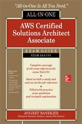 Book cover of AWS Certified Solutions Architect Associate All-in-One Exam Guide (Exam SAA-C01) by Joyjeet Banerjee