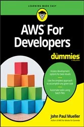 Book cover of AWS For Developers For Dummies by John Paul Mueller