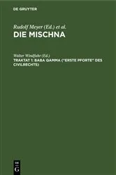 Book cover of Baba qamma (“Erste Pforte” des Civilrechts) by Walter Windfuhr