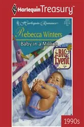 Book cover of BABY IN A MILLION by Rebecca Winters