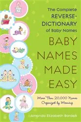 Book cover of Baby Names Made Easy by Amanda Elizabeth Barden