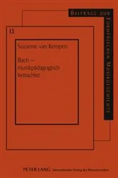 Book cover of Bach – musikpaedagogisch betrachtet by Ekkehard Kreft