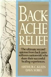 Book cover of Backache Relief by arthur c. klein