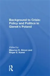 Book cover of Background To Crisis by Maurice D. Simon