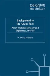 Book cover of Background to the Anzus Pact by W. McIntyre